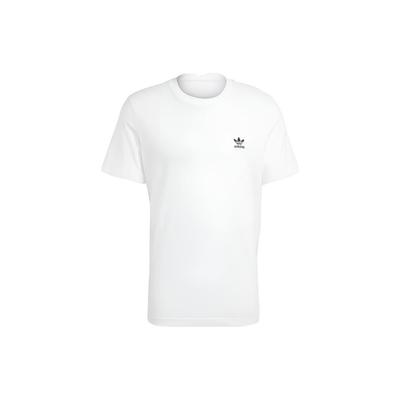 Originals Trefoil Essentials Solid Crew Neck Short Sleeve T-Shirt Men Tops White IA4872