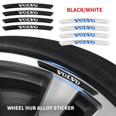 4pcs/set Metal Car Wheel Hub Decoration Stickers For AWD V60 V40 XC90 S60 XC60 S90 V90 CX70 XC40 C40 C70 EX90 Rdesign
