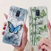 For Samsung Galaxy A6 2018 Case Luxury Painted Cover Soft Silicone Phone Case For Samsung A 6 A6 GalaxyA6 2018 Back Cover Coque