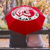 Ajax FC Umbrella with Automatic Open/Close & Self-8-Rib Heavy-Duty Umbrella, Compact Travel Umbrella Suitable for Outdoor