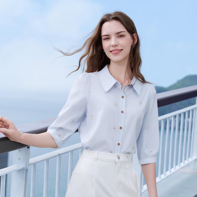 BETU Women's Summer Short Sleeve Shirt