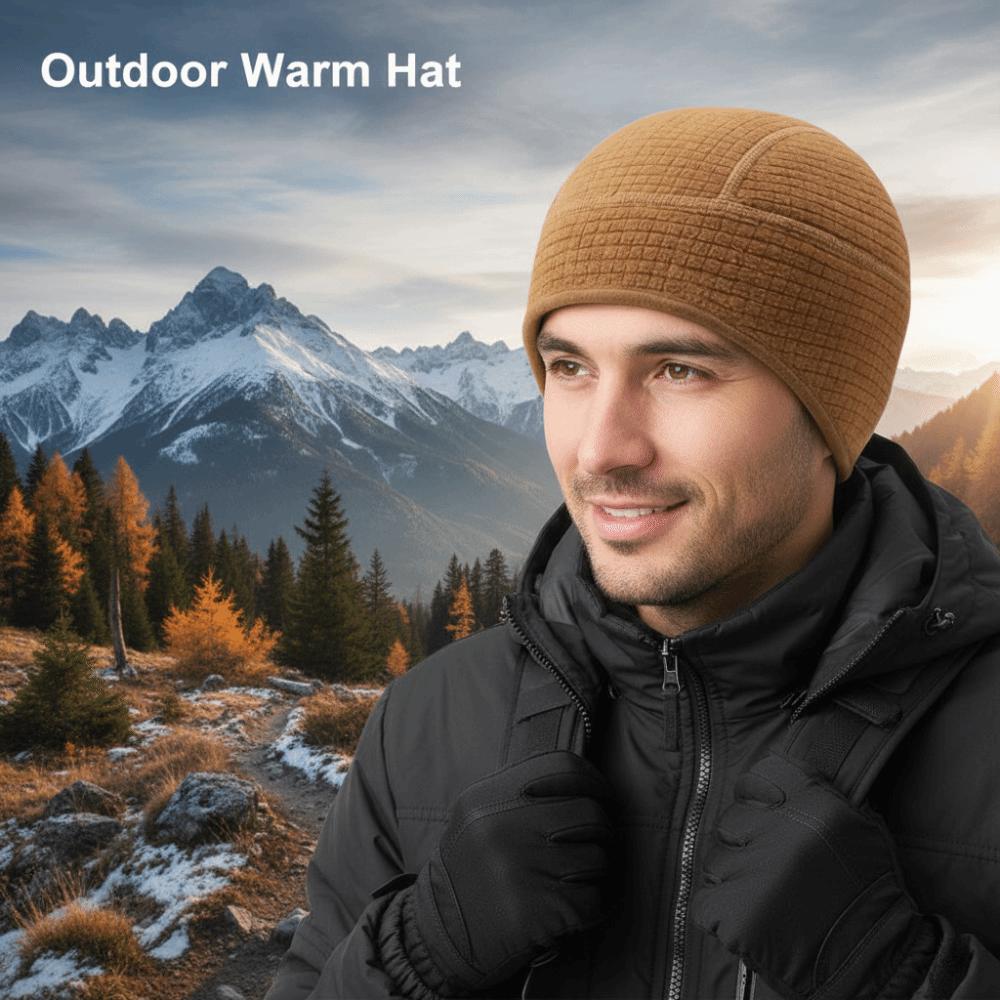Ear Protection Winter Running Hats Fleece Outdoor Warm Hat Running Winter Sport Cap  Fishing
