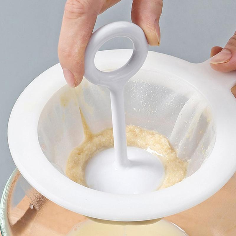 Sită reutilizabilă din nailon ultrafină cu ochiuri de filtru, lingură, 100 200 400