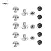 100PCS 7mm DIY White Round Claw A Grade Crystal Rhinestones for Crafts and Decoration