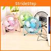 Stylish Usb Small Fan With Aluminum Blades For Quiet Desktop Office Use