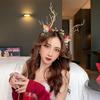 Party Decorations Photo Props Elk Ears Headband Fairy Deer Ear Women Hair Wear Glowing Headband