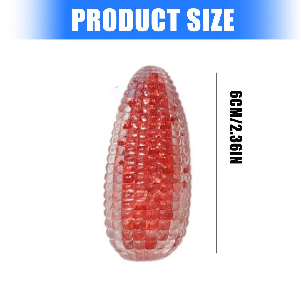 Anxiety Relief Squeeze Toy Corn Toy Sensory Focusing Tool For Autism Stress Relief Kids Adult Nontoxic Waterproof Design