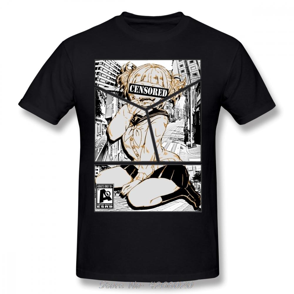 

Sugoi Consored Toga Himiko T-Shirt Men Fashion Vintage Boko No Hero TShirt O-neck Hot Sale T Shirt Anime Tees Harajuku 4XL