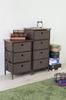 AZUMAYA Easy-Assembly Chest, Brown, 4 Drawers, LFS-702BR