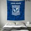 Custom KKS Lech Poznań Wall Hanging Printed Fabric Blanket Decorative Tapestries for Bedroom Living Room Home Decor