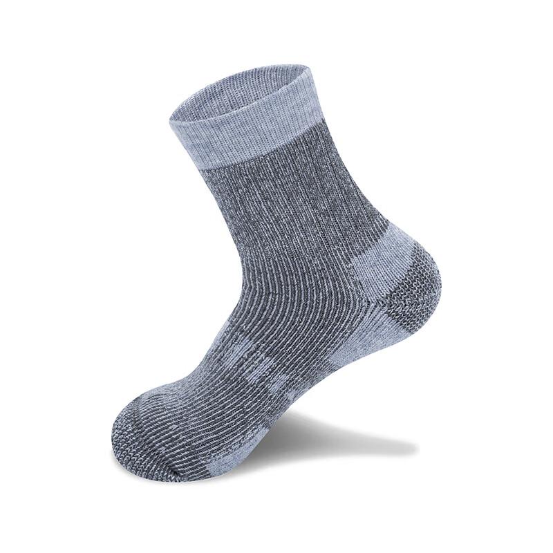 TFO Merino Wool Socks, Non-Slip Shock-Absorbing Outdoor Socks, Hiking And Mountaineering Socks 2902405, Men's Dark Gray, Size M