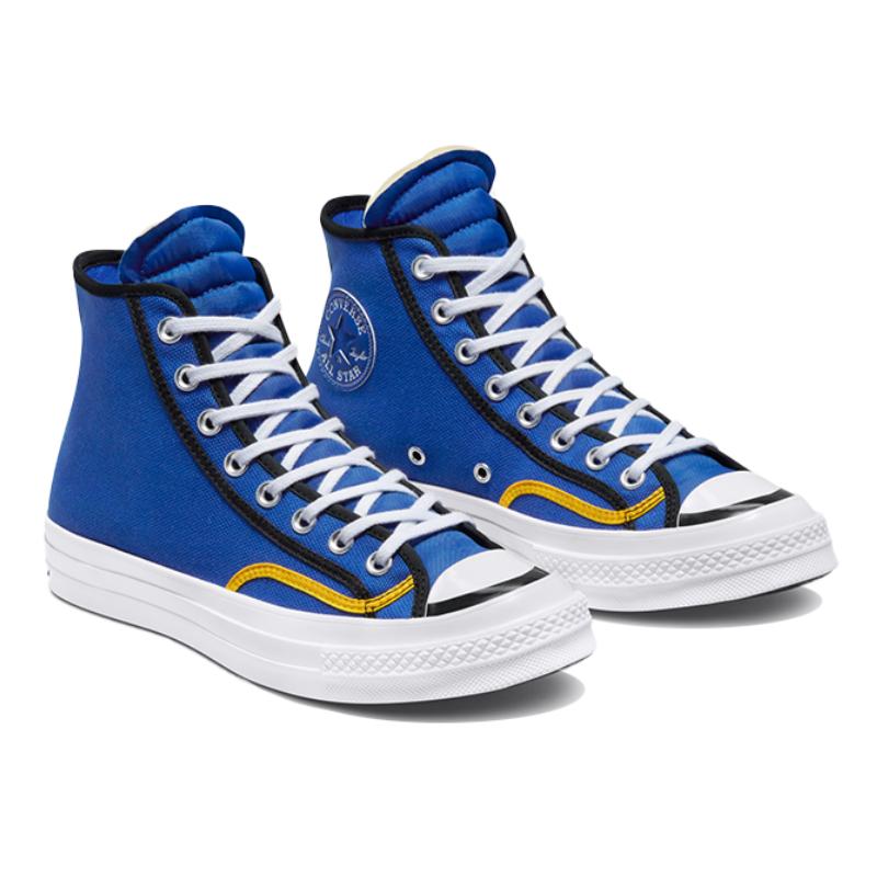 Converse Chuck Taylor All Star 1970s Comfortable and Versatile Classic Abrasion and Breathable High-top Canvas Shoes Unisex Indigo