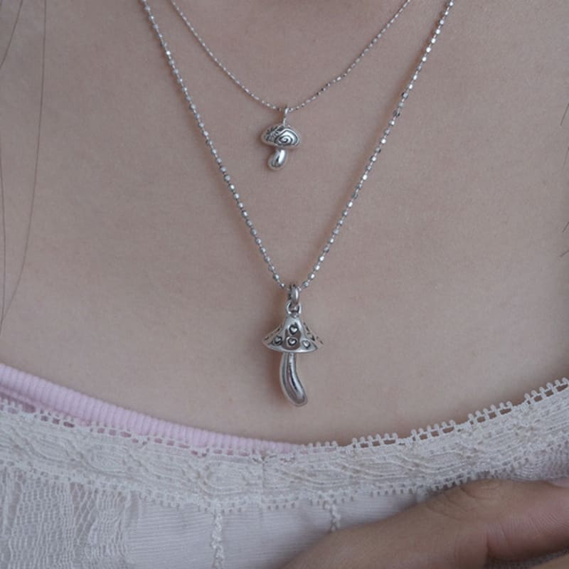 Reinheart Planet Mushroom Necklace