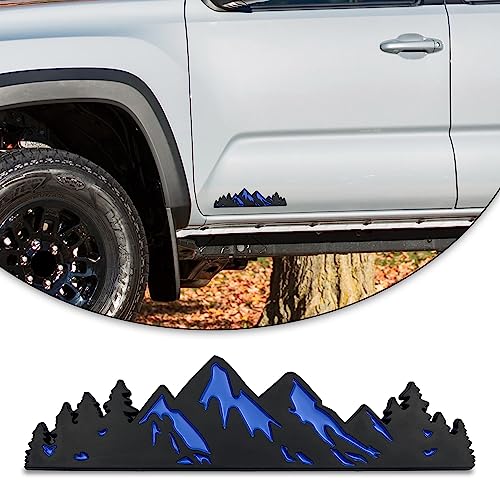 7 Inch Sneeuwberg Boom Embleem Kofferbak Achterklep Bergen Grafische Badge past voor Auto Vrachtwagen Racing SUV Pickup RV
