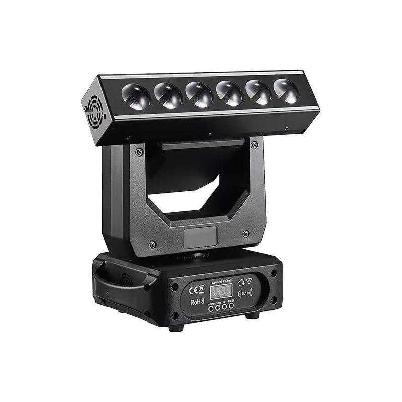 RGBW Wash Light Bar with 6 High-Brightness LEDs for Stage, KTV, Live Rooms & Background Ambiance