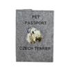 Cesky Terrier, Czech Terrier, Bohemian Terrier - Dog Passport Case, Document Case, Gift for the Traveller from the Brand