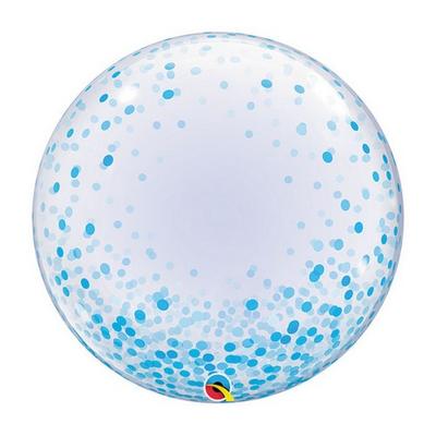 Qualatex Deco Bubble Confetti Balloon 2ft