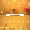 LED Colorful Flashing String & Star Lights - Creative Moon & Warm White Bedroom Decor