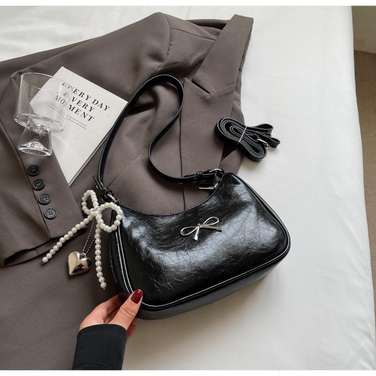 

Популярная сумка через плечо из искусственной кожи с застежкой-молнией и цепочкой, однотонная, с дугообразной строчкой, модная, мягкая, универсальная, женская сумка через плечо