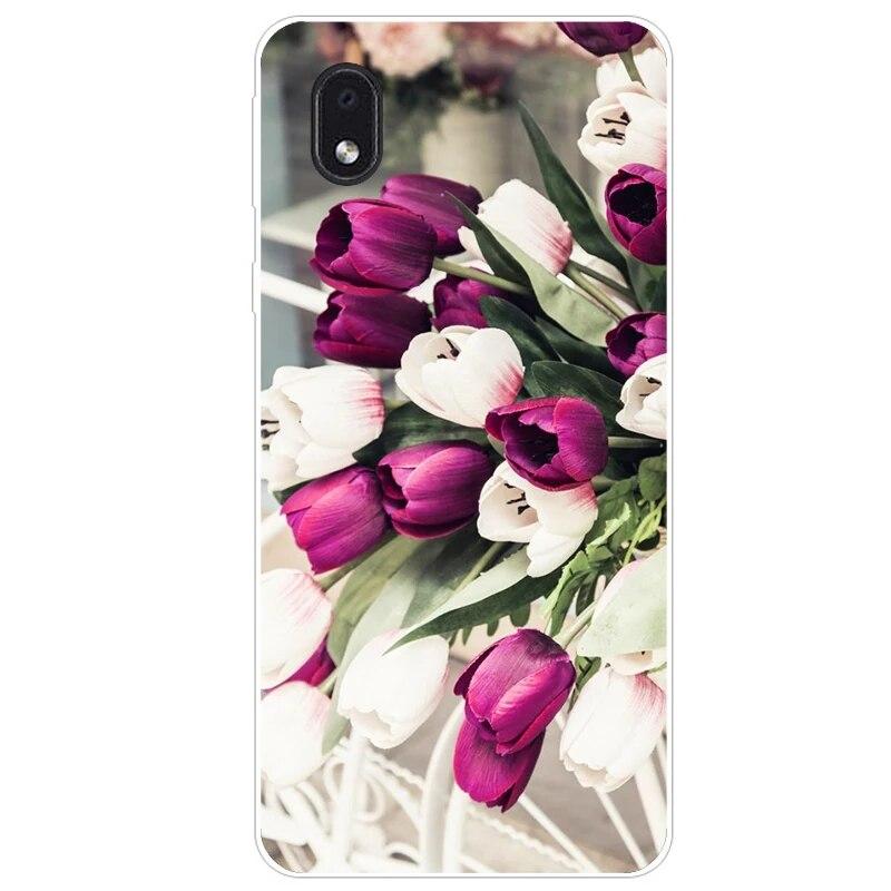 For Samsung Galaxy M01 A01 Case For Samsung Galaxy M01 Core Soft Case Cover M 01 A01 Core Fashion Protect Black Silicone Cover