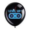 Blue Game On Theme Balloons Video Game Controller Latex Ballon Happy Boys Game Birthday Party Kids Favors Gamer Level Up Balon