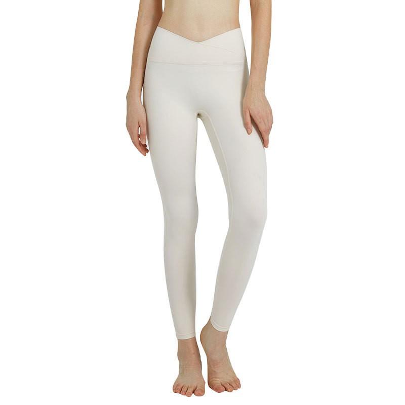 Womens Seamless High-Waisted Yoga Leggings With Tummy Control Butt Lift 80% Nylon 20% Spandex Stretchy Fitness Pants