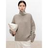 Thickened Turtleneck Sweater Women's Loose Lazy Knit Silhouette Sweater European Products