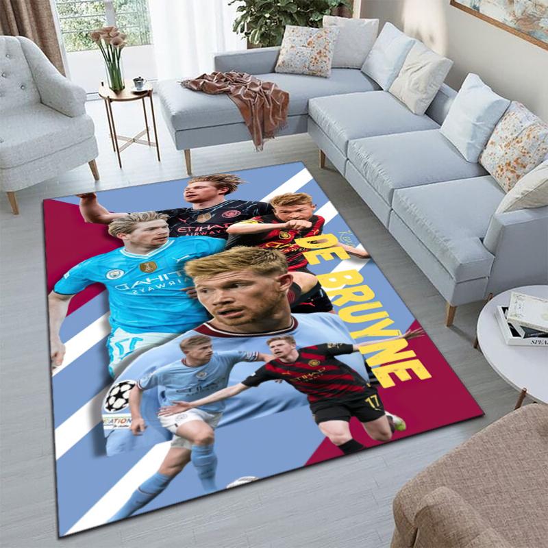 Former Manchester City F.C. Belgian athlete Kevin De Bruyne carpet is suitable for living room and bedroom doormats office balcony decorative carpet 1