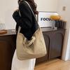 Korean Style Nylon Shoulder Bag Soft Shopping Handbag Lightweight Large Capacity Tote Bag  Work