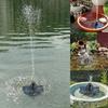 Floating Solar Powered Pump Multiple Nozzles Solar Water Fountain Bird Bath Fountain  Garden