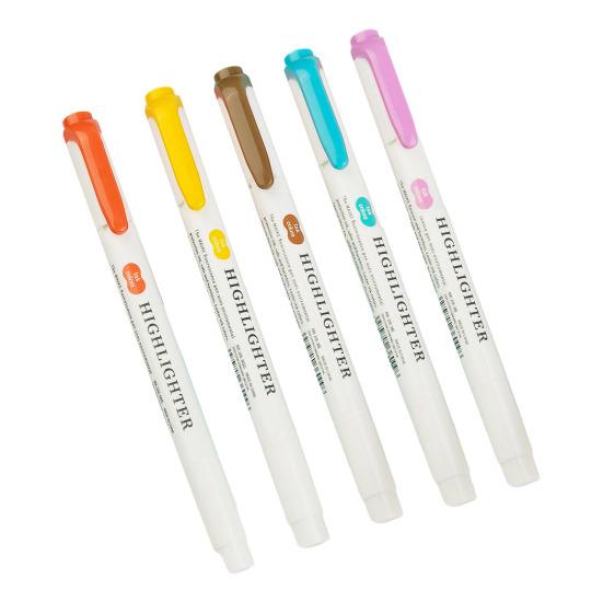 5/35 Stück Echte Milde Textmarker Doppelspitze Pastell Textmarker Stift Sortierte Farben Marker