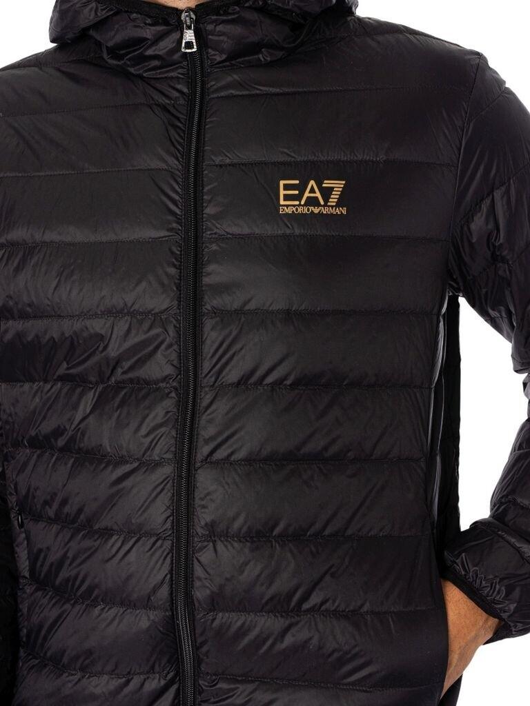 Зимняя куртка Emporio Armani Packable Down Jacket Core Identity (8NPB24-PNGPZ) черный/золотой