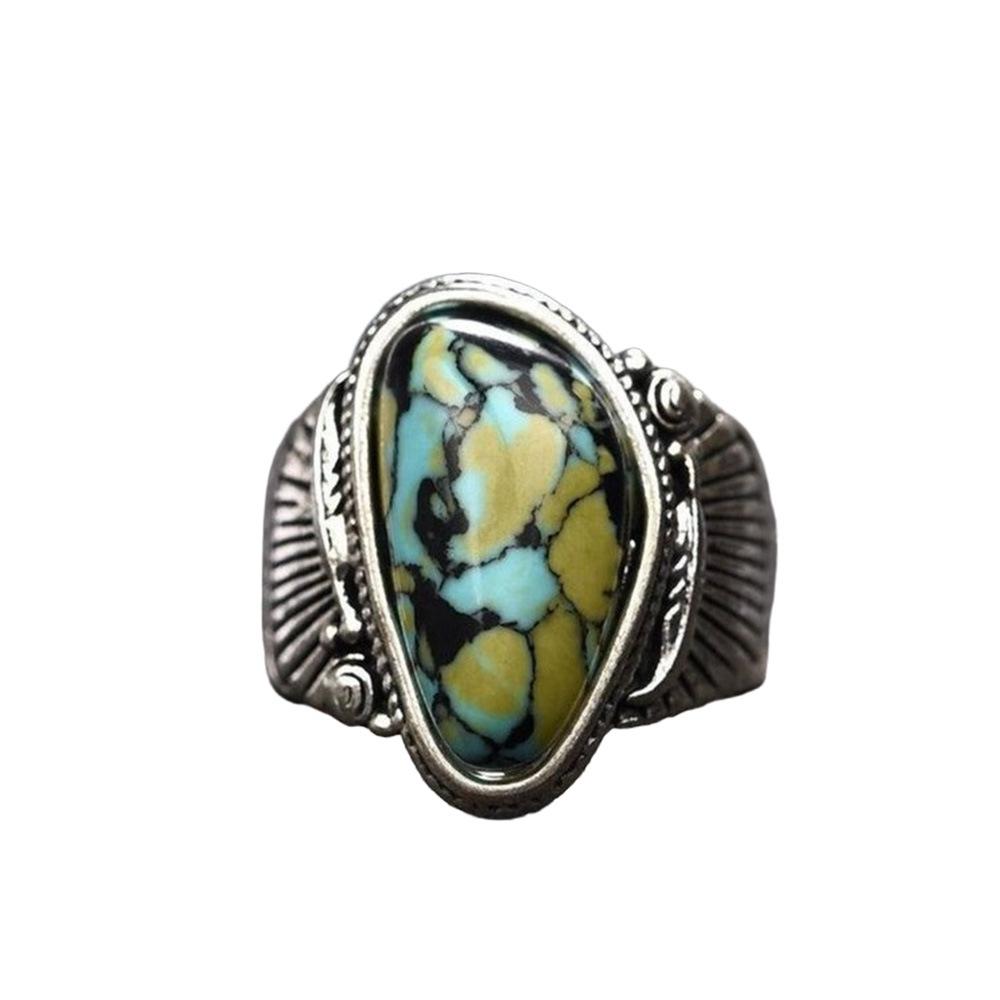 European and American Retro Men's Rings, Women's Fashionable and Versatile Light Luxury
