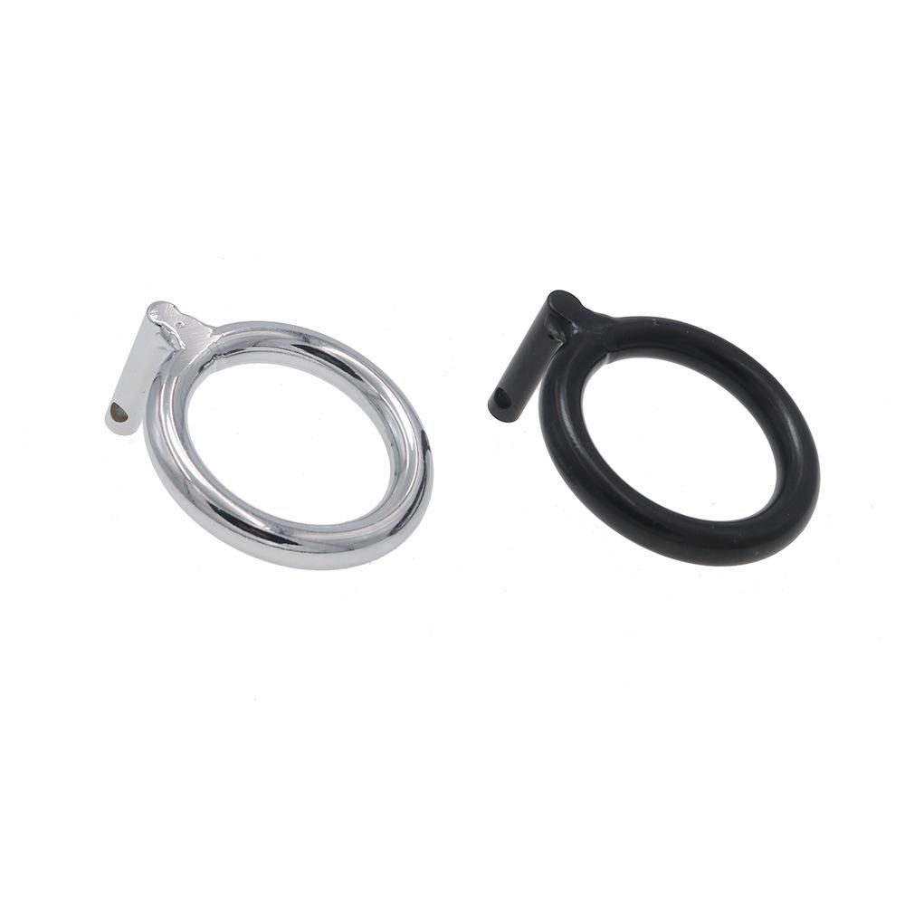 Penis Clasp Chastity Lock Accessories Black/Silver Round Cage Matching Use Adult Sex Product Toys