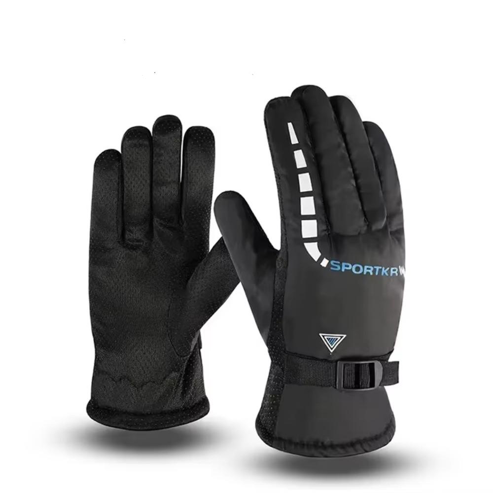 Thicken Warm Gloves Ultralight Motorcycle Gloves New Winter Gloves  Men Women