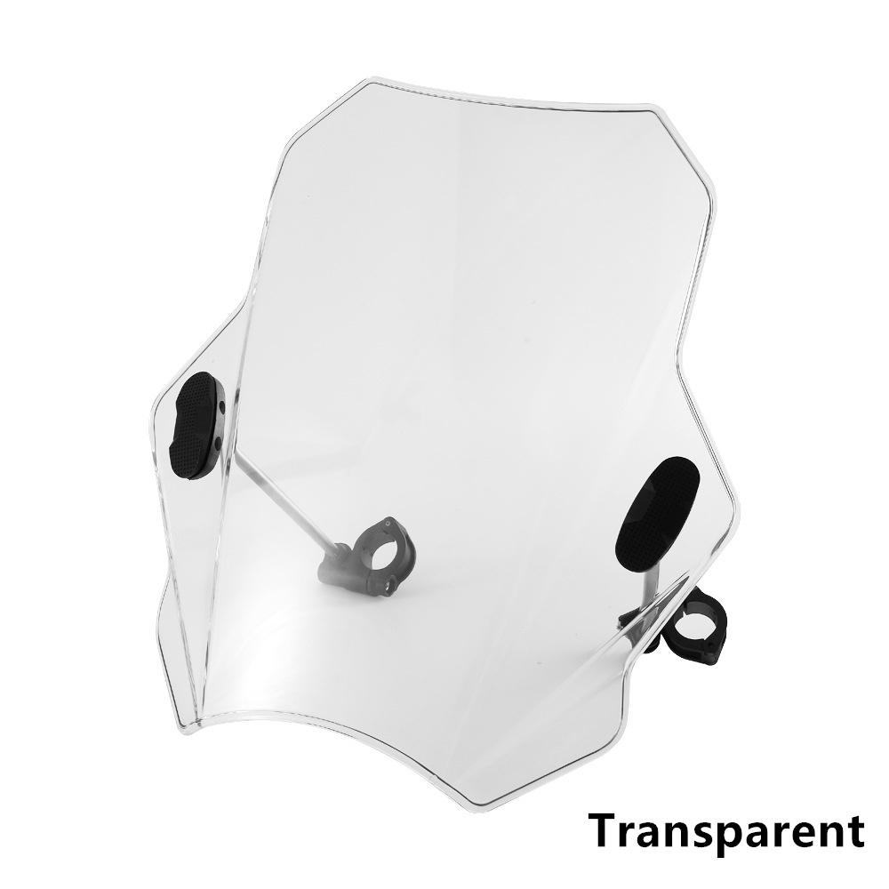 Universal Motorcycle Windscreen Adjustable Windscreen For Motorcycle with 22MM/2