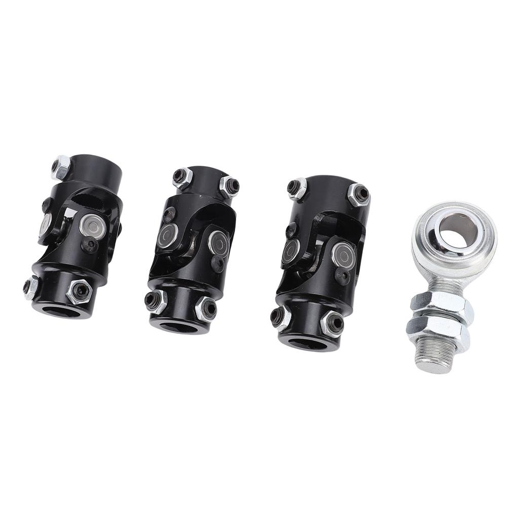 36in Steel Steering Shaft and 3 4in Support Bearing U Joint SJS08 for 3 4in 30 Spline Input Shaft Car Steering Box