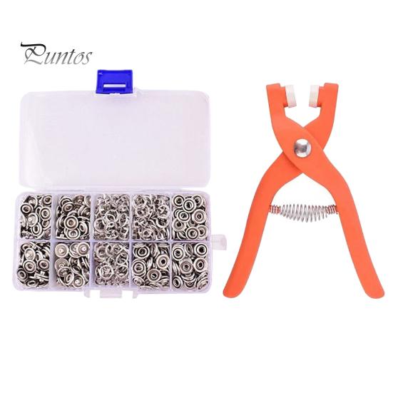 

Металлические кнопки с кнопками и застежкой Набор инструментов для прессования Эргономичный дизайн Простота использования Кнопки для ткани без шитья Кнопки для одежды 100pcs