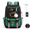 Back To School Mochilas with USB Port Casual Rucksack Teenage Boys Girls Multicolor Backpack Student School Bag Daily Use