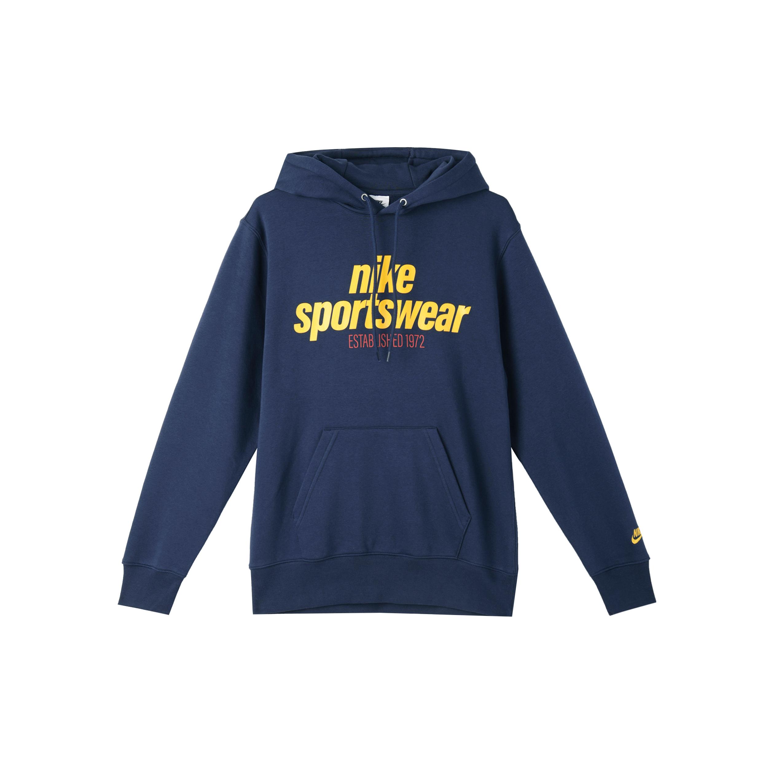 Мужская толстовка Nike Club Sportswear BB PO HDY NSW GFX Синяя HJ2160-451 M