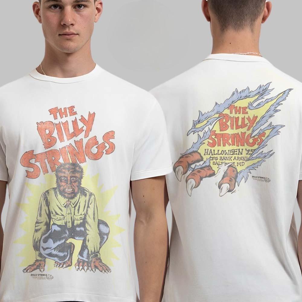 Hot Billy Strings Baltimore Maryland 2025 Exclusive T At CFG Bank Arena On October 31 and November 1 2025 Halloween The Werewolf