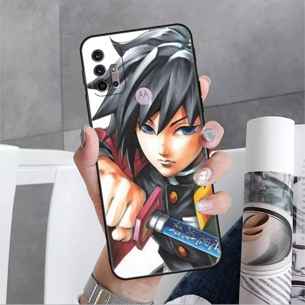 Dämon Slayer Anime Fall Für Motorola G30 G9 Spielen G82 G52 G60 G8 G9 Power G50 One Fusion Edge 30 20 schwarz Weiche Telefon Capas