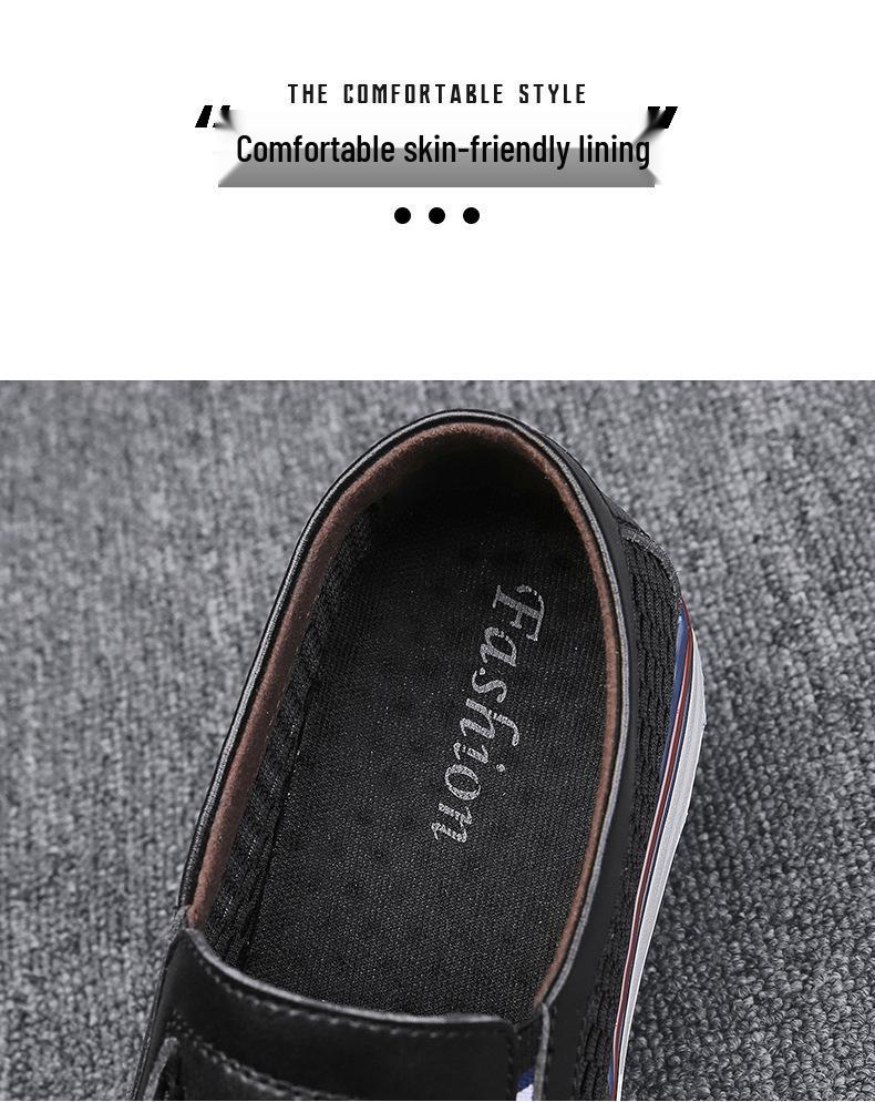 Men's Breathable Mesh Slip-on Shoes - Summer Casual Sock & Driving Style