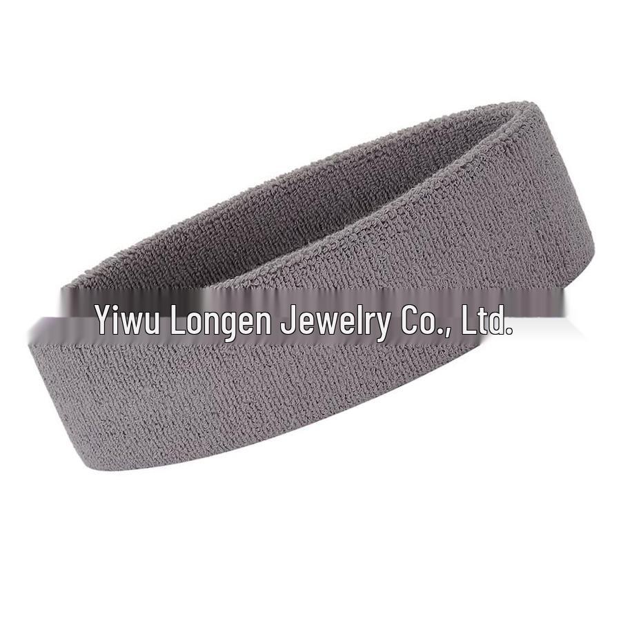 Unisexowy Opaska Sportowa Absorbująca Pot do Fitnessu i Jogi - Modna Opaska do Włosów