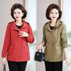 Women's Hooded Loose Jacket for Middle-aged and Elderly - Spring & Autumn 2026 Collection