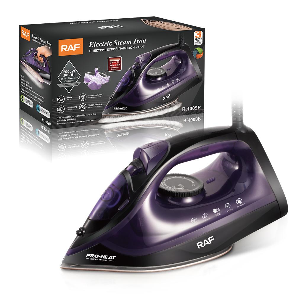 Home Steam Iron, Handheld, Wall-Mountable, Corded, Dry/Wet Dual-Use, 2000W