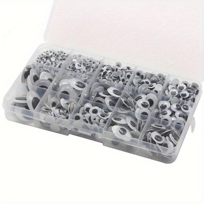 

1pc 6-25MM Self Adhesive Wiggly Googly Sticky Plastic Craft Eyes DIY