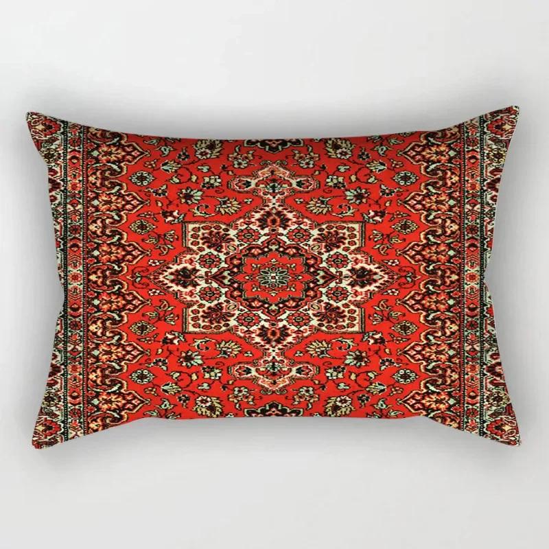 Vintage Ethnic Pattern Pillowcase Decor Sofa Bed Home  Rectangular  Mandala Cushion Cover
