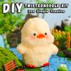 DIY Coral Plush Pipe Cleaners for Animal Duck Doll Materials Kit Creative Keychain Making Supplies Italian Bag Accessories