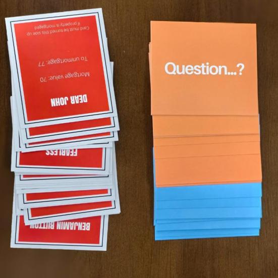 1 Set Couple Board Game Adults Family Night Party Multiplayer Interactive Board Game Portable Travel Paper Chessboard Game Night Essentials Props